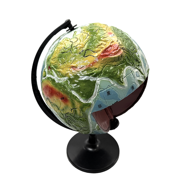 Geografski obrazovni model, model unutarnje strukture Zemlje, model unutarnje strukture Zemlje model globusa