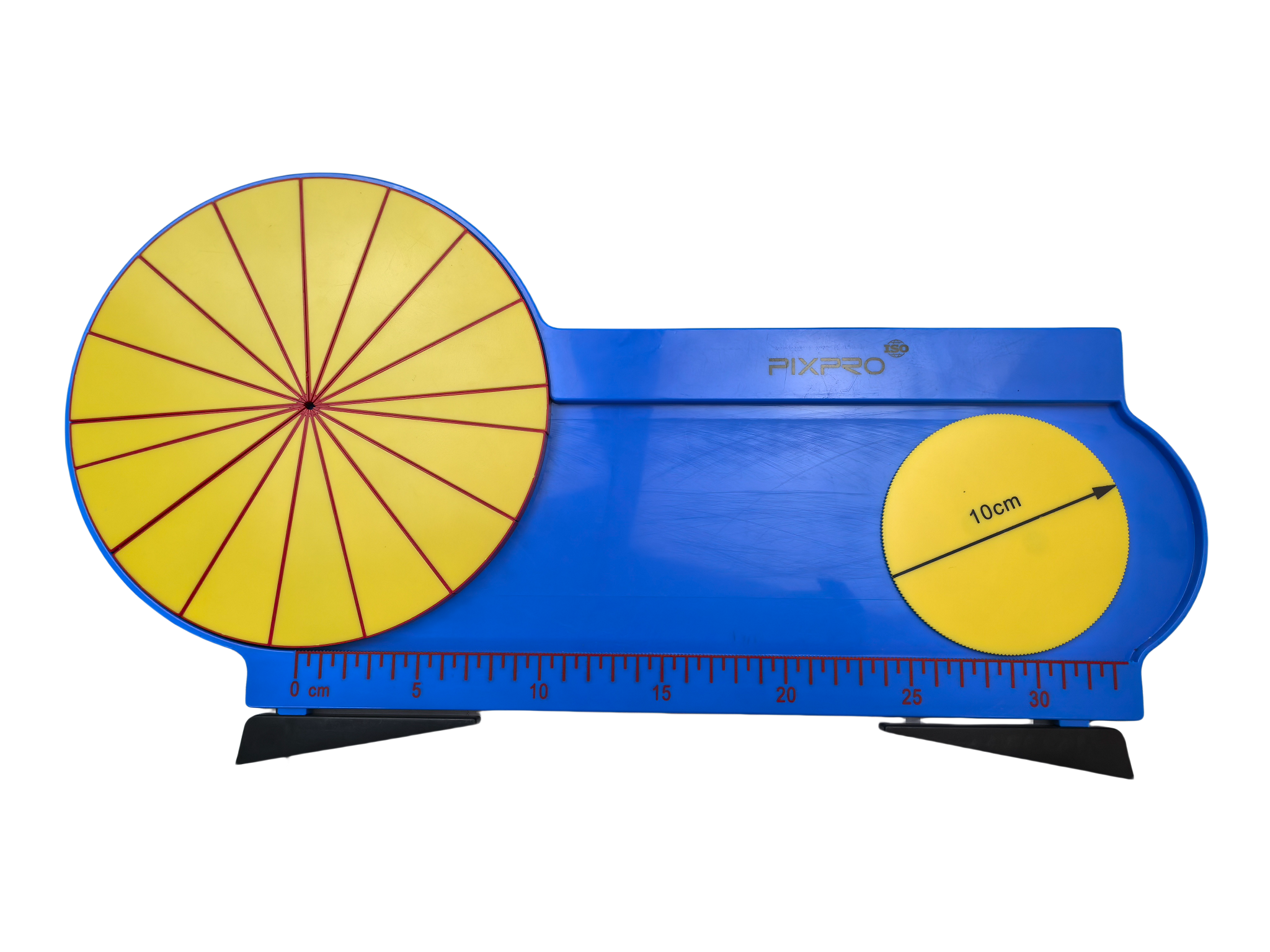 Matematička površina kruga i pi Računalna formula Demonstracija modela Magnetski disk od šesnaest jednakih dijelova